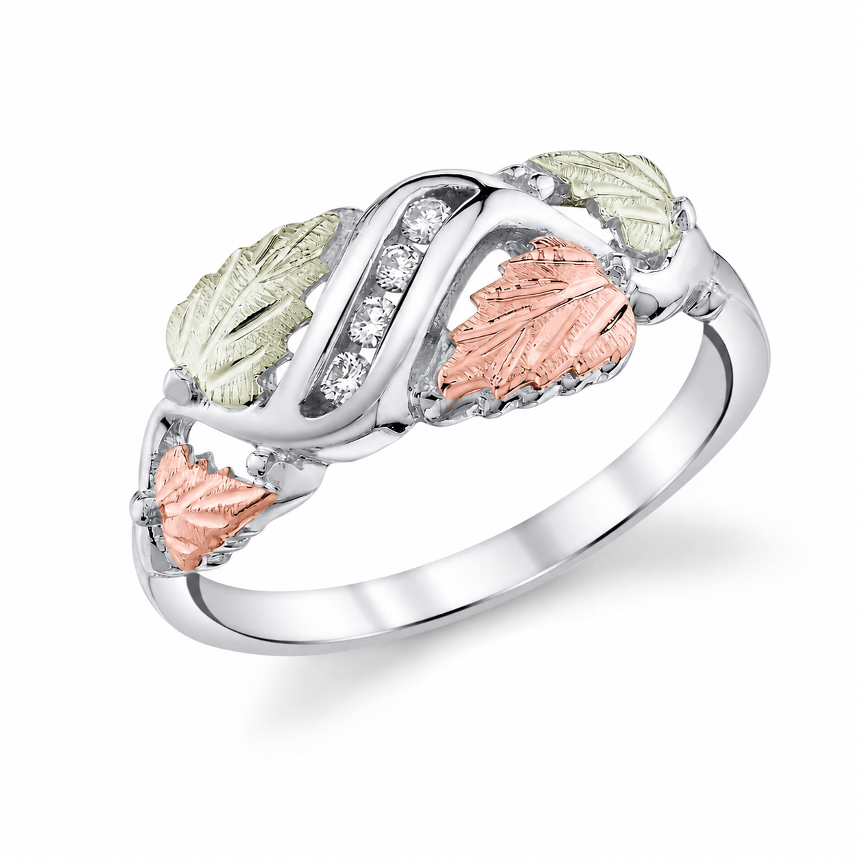 Four Diamond - Black Hills Gold Ladies Ring