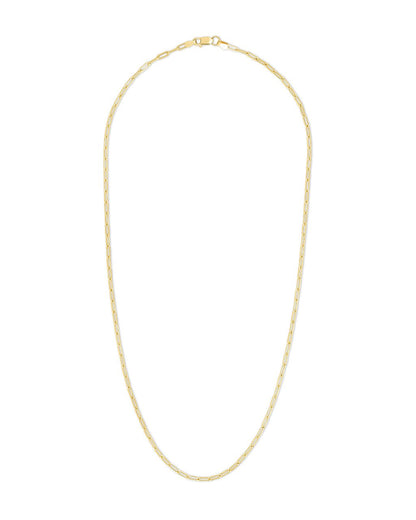 Sterling Silver Paperclip Chain Necklace