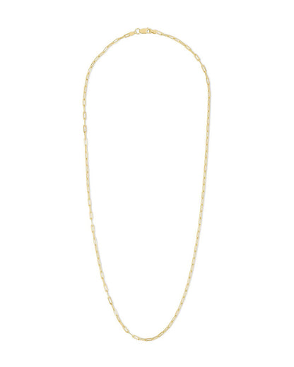 Sterling Silver Paperclip Chain Necklace