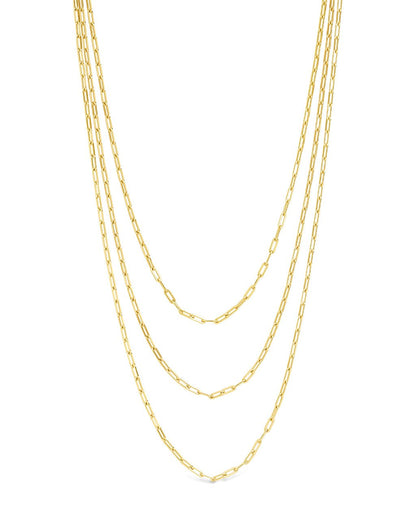 Sterling Silver Paperclip Chain Necklace