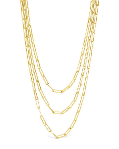 Sterling Silver Paperclip Chain Necklace