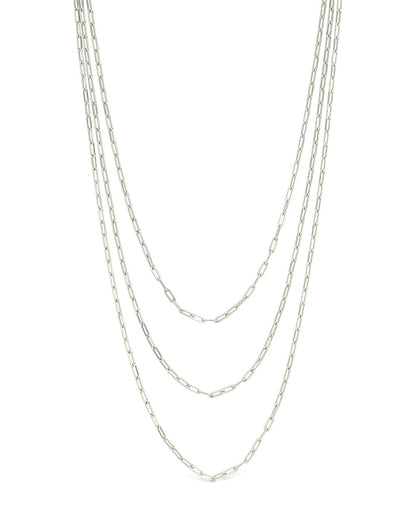 Sterling Silver Paperclip Chain Necklace