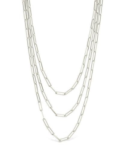Sterling Silver Paperclip Chain Necklace