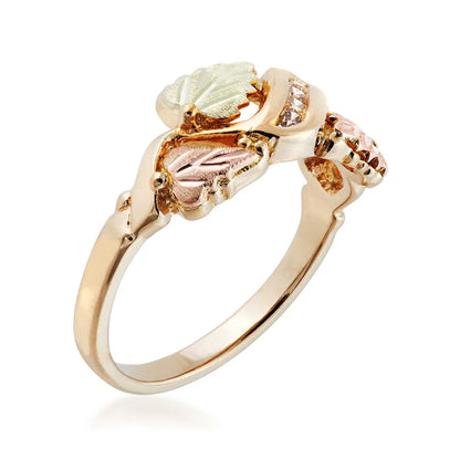 Four Diamond - Black Hills Gold Ladies Ring